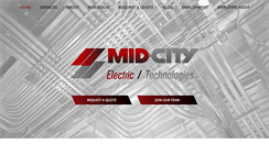 Desktop Screenshot of midcityelectric.com